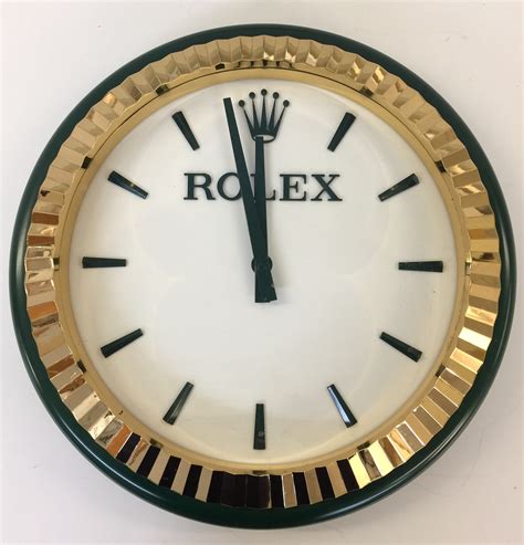 rolex face clock|original rolex wall clock.